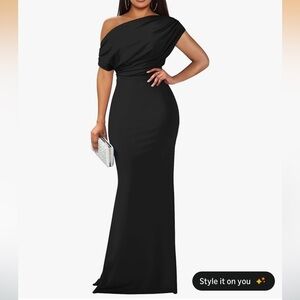 Black Off-Shoulder Dress